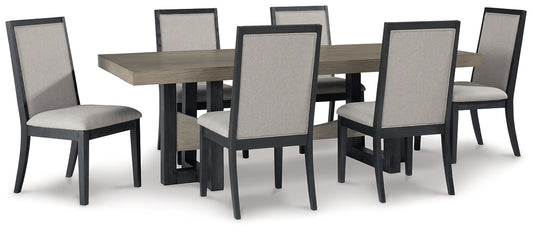 Foyland Dining Table and 6 Chairs Signature Design by Ashley®