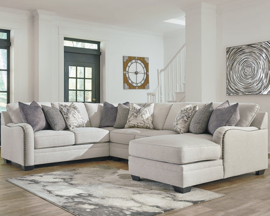 Dellara 4-Piece Sectional with Chaise Benchcraft®