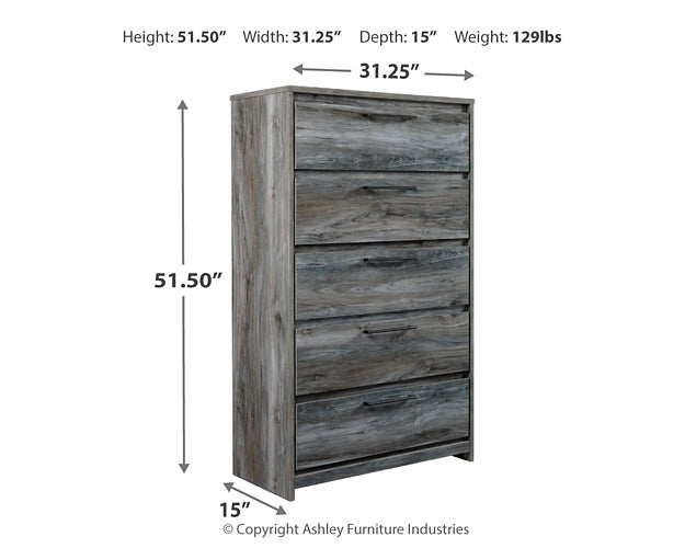 Baystorm Five Drawer Chest Signature Design by Ashley®