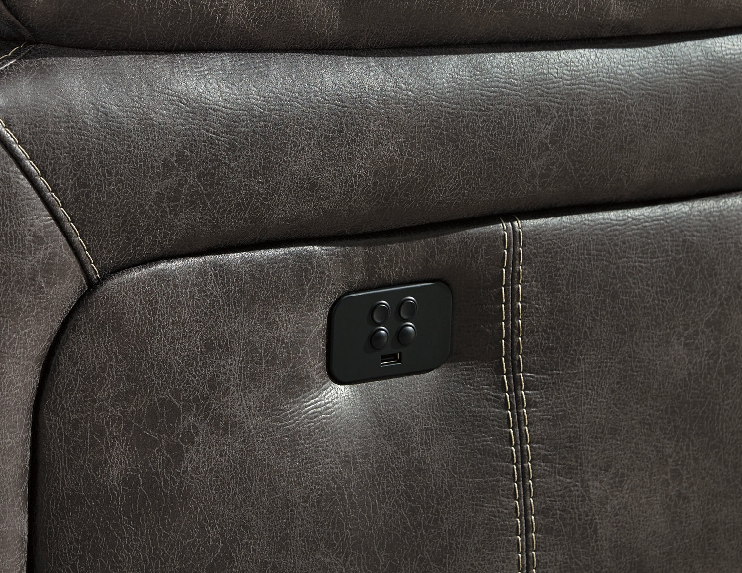 Dunwell PWR REC Sofa with ADJ Headrest Signature Design by Ashley®