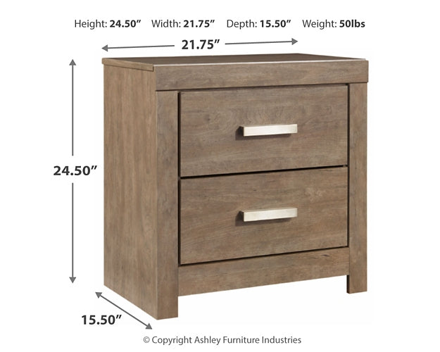 Culverbach Two Drawer Night Stand Signature Design by Ashley®