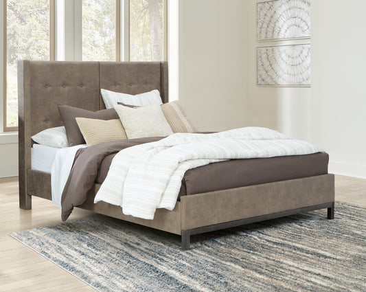 Wittland Queen Upholstered Panel Bed Signature Design by Ashley®