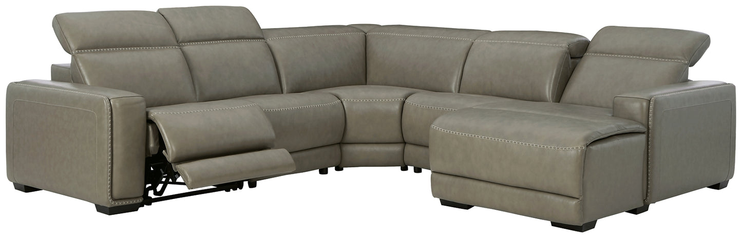 Correze 5-Piece Power Reclining Sectional with Chaise Signature Design by Ashley®