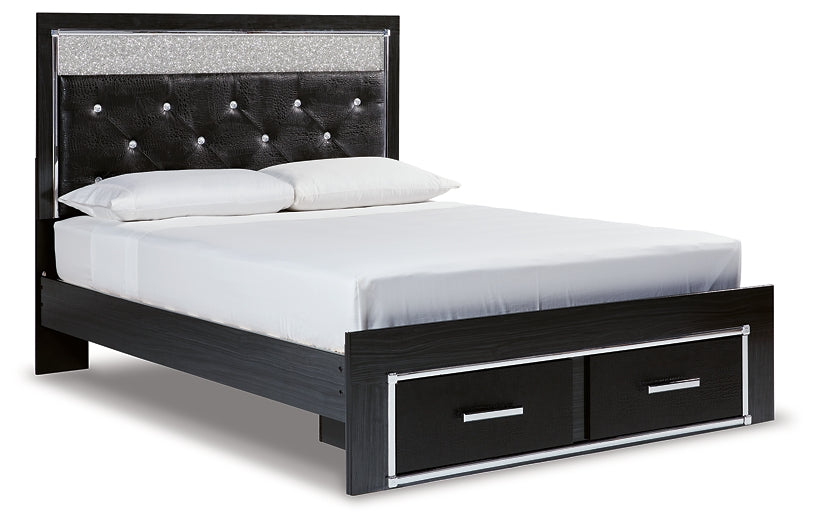 Kaydell Queen Upholstered Panel Storage Bed Signature Design by Ashley®
