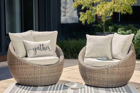Danson Swivel Lounge w/Cushion (2/CN) Signature Design by Ashley®