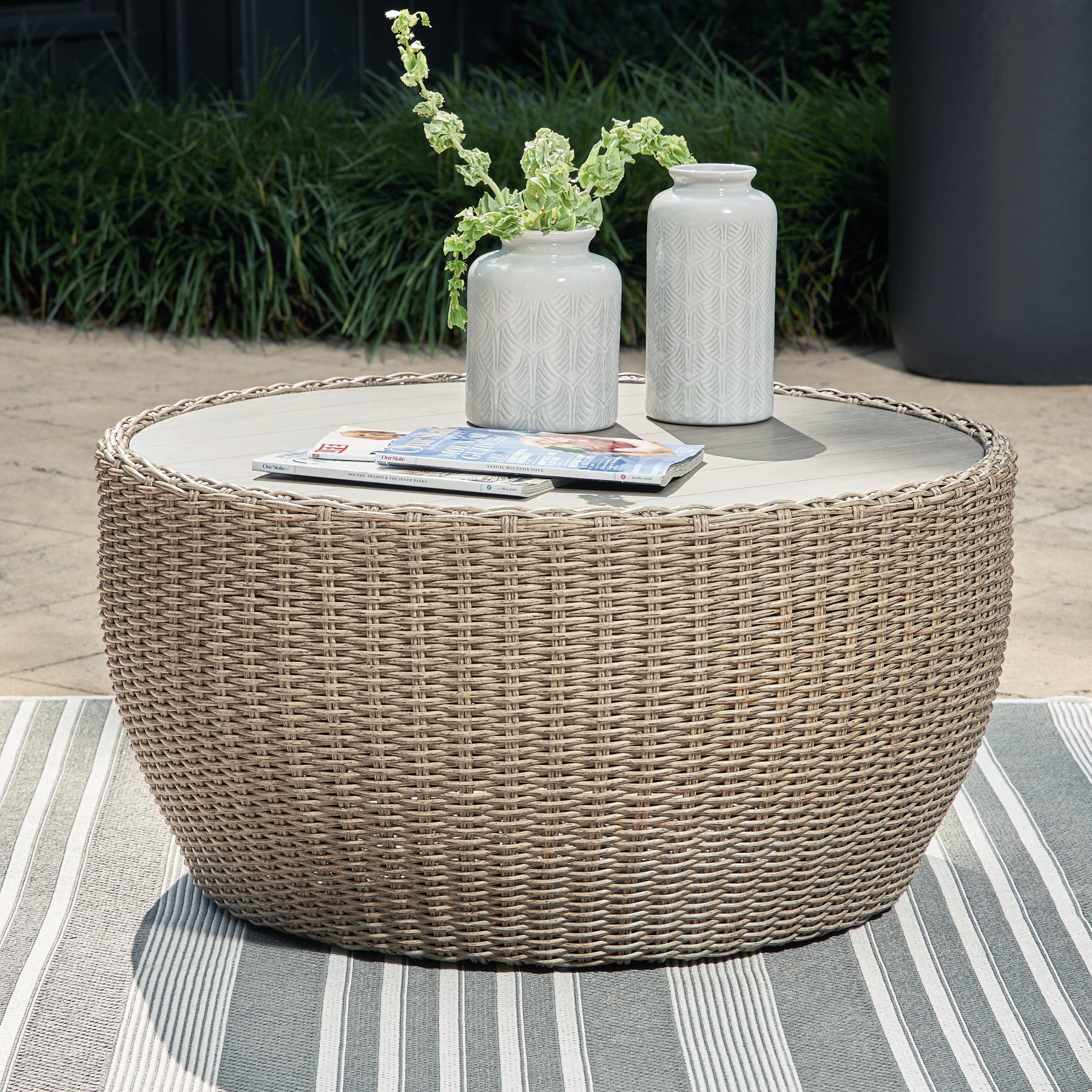 Danson Round Cocktail Table Signature Design by Ashley®
