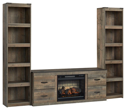 Trinell 3-Piece Entertainment Center with Electric Fireplace Signature Design by Ashley®