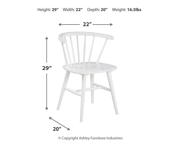 Grannen Dining Chair (Set of 2) Signature Design by Ashley®