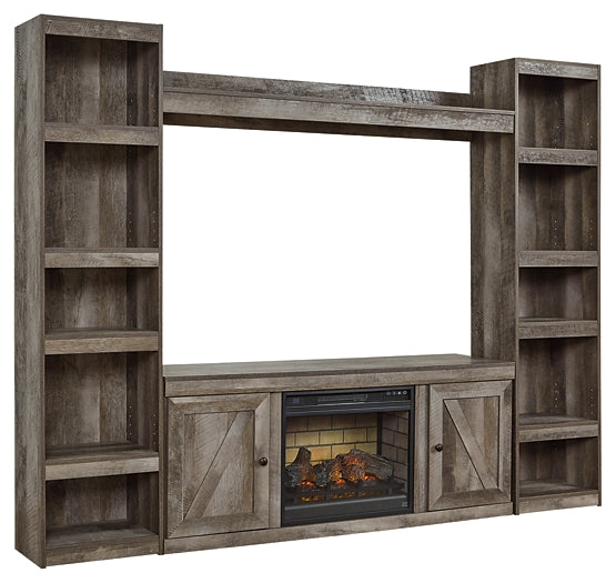 Wynnlow 4-Piece Entertainment Center with Electric Fireplace Signature Design by Ashley®
