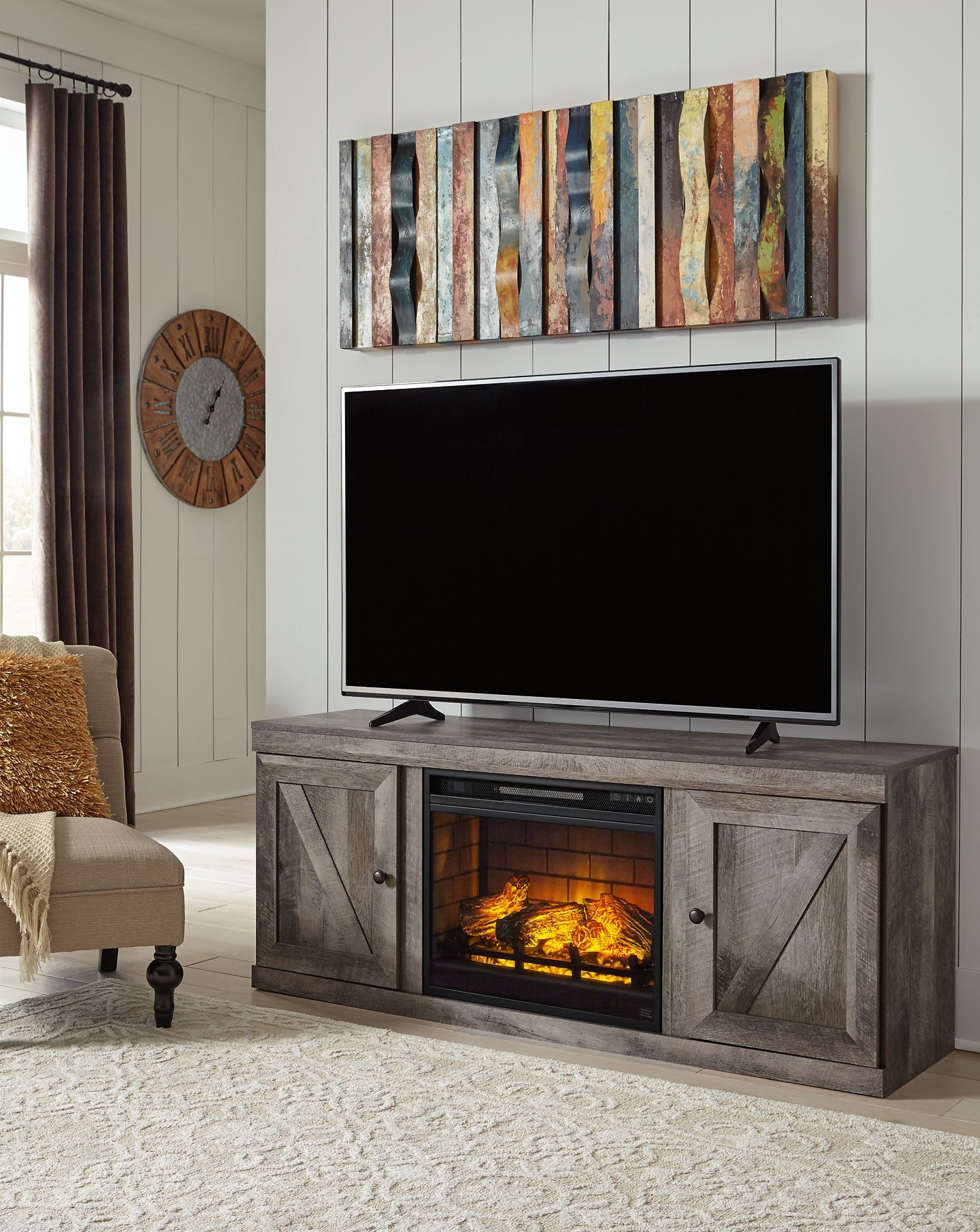 Wynnlow TV Stand with Electric Fireplace Signature Design by Ashley®