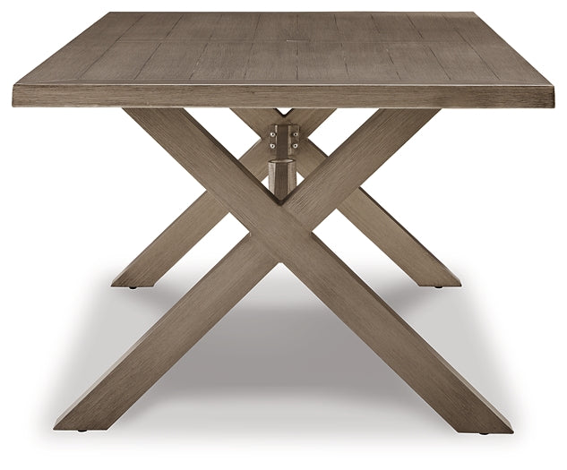 Beach Front RECT Dining Table w/UMB OPT Signature Design by Ashley®