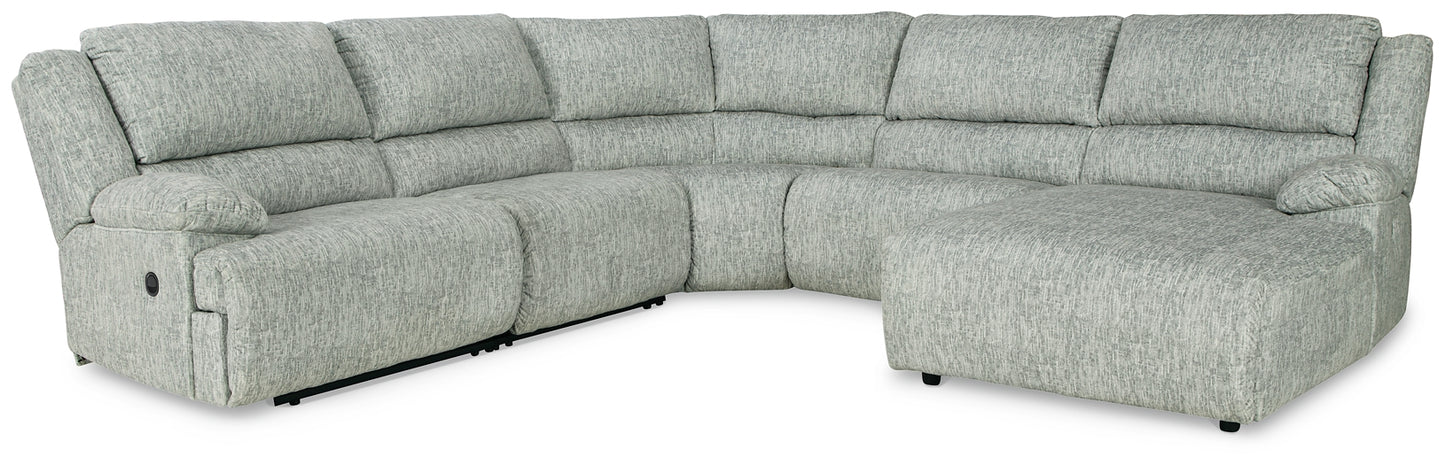 McClelland 5-Piece Reclining Sectional with Chaise Signature Design by Ashley®
