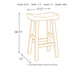 Glosco Bar Height Bar Stool (Set of 2) Signature Design by Ashley®