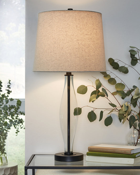 Travisburg Glass Table Lamp (2/CN) Signature Design by Ashley®
