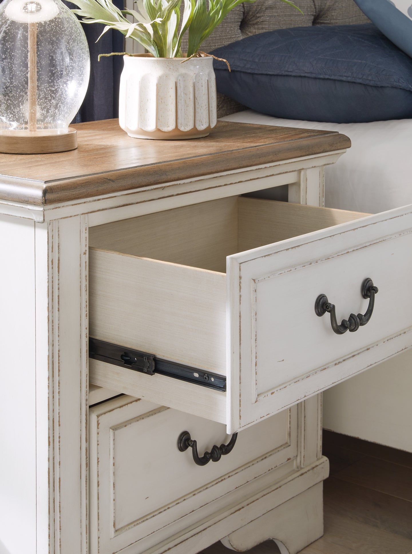 Brollyn Two Drawer Night Stand Signature Design by Ashley®