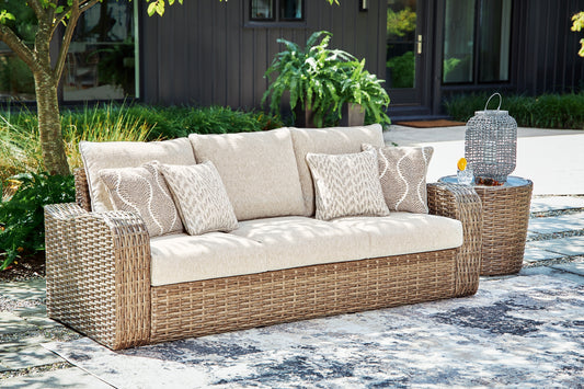 Sandy Bloom Sofa with Cushion Signature Design by Ashley®