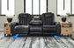 Center Point REC Sofa w/Drop Down Table Signature Design by Ashley®