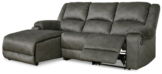 Benlocke 3-Piece Reclining Sectional with Chaise Signature Design by Ashley®