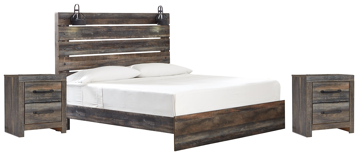 Drystan Queen Panel Bed with 2 Nightstands Signature Design by Ashley®
