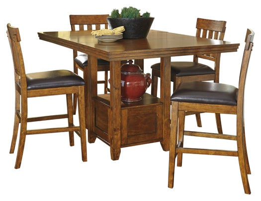Ralene Counter Height Dining Table and 4 Barstools Signature Design by Ashley®