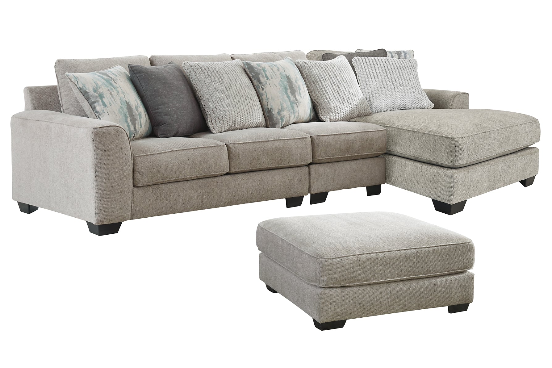 Ardsley 3-Piece Sectional with Ottoman Benchcraft®