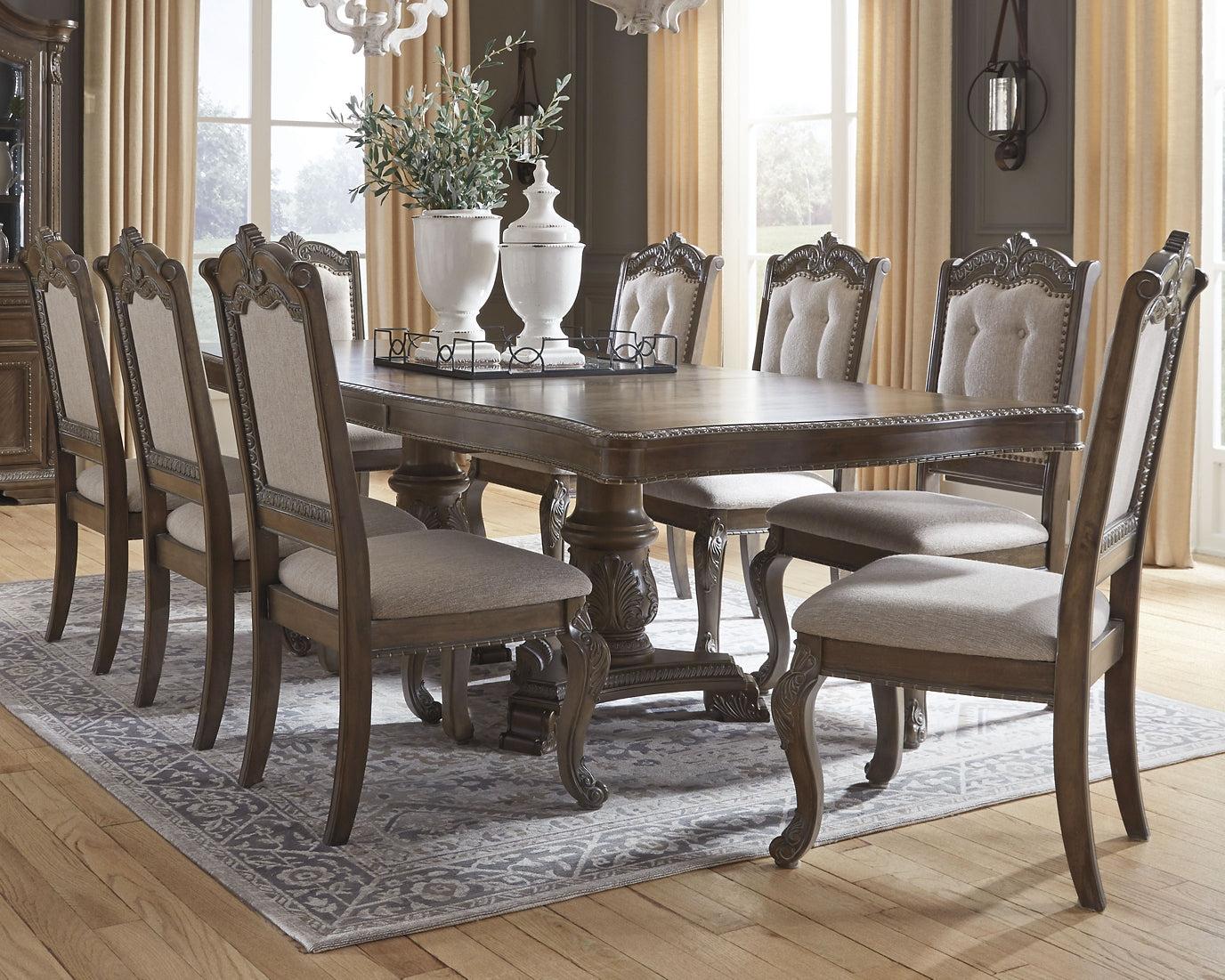 Charmond Dining Table and 8 Chairs Signature Design by Ashley®