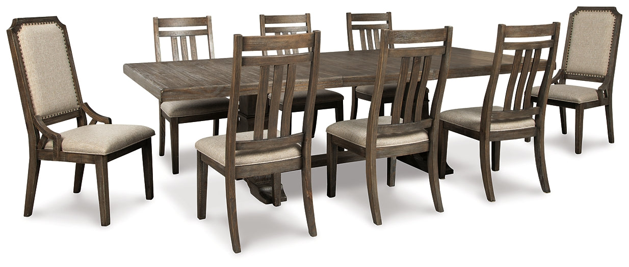 Wyndahl Dining Table and 8 Chairs Signature Design by Ashley®