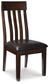 Haddigan Dining Table and 6 Chairs with Storage Signature Design by Ashley®