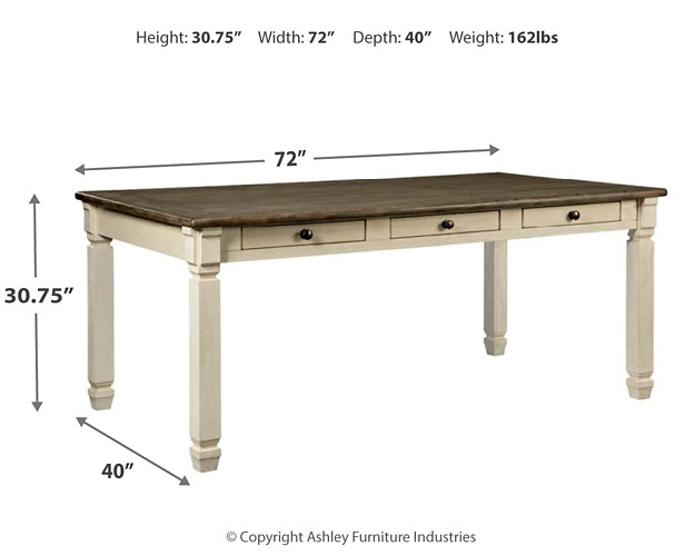 Bolanburg Dining Table and 6 Chairs Signature Design by Ashley®