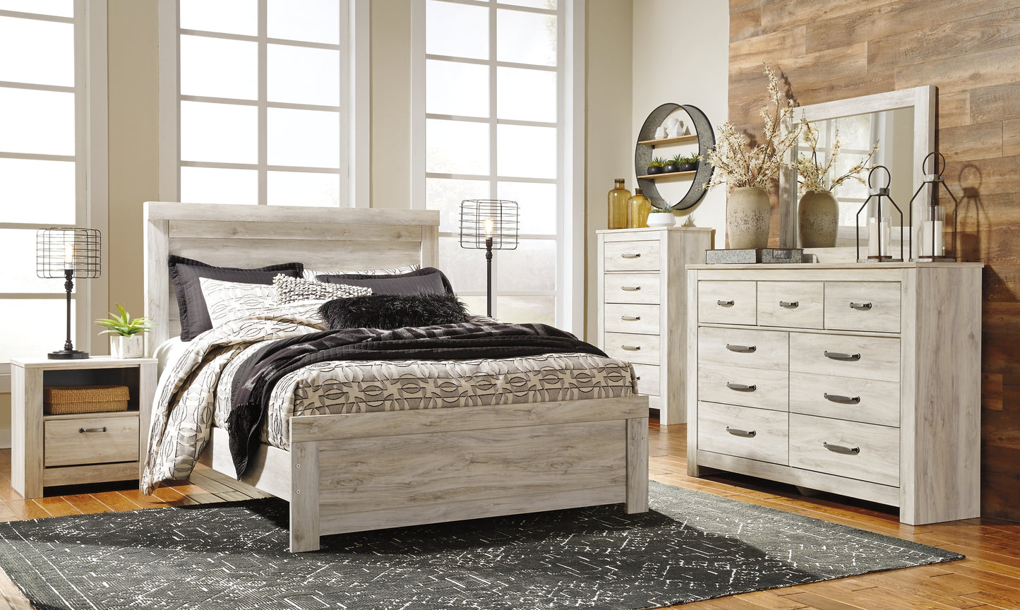 Bellaby Queen Panel Bed with Mirrored Dresser Signature Design by Ashley®