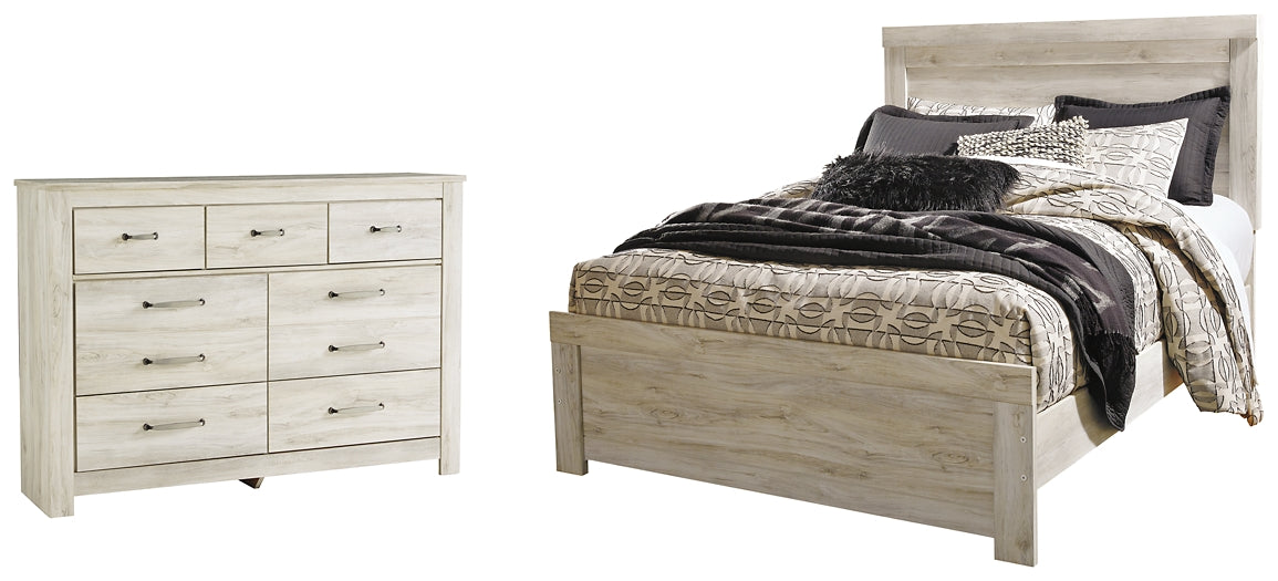 Bellaby Queen Crossbuck Panel Bed with Dresser Signature Design by Ashley®