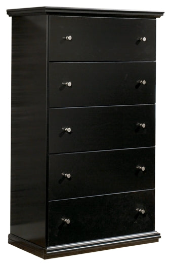 Maribel Full Panel Headboard with Mirrored Dresser, Chest and 2 Nightstands Signature Design by Ashley®