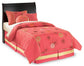 Huey Vineyard Twin Sleigh Headboard with Mirrored Dresser, Chest and Nightstand Signature Design by Ashley®