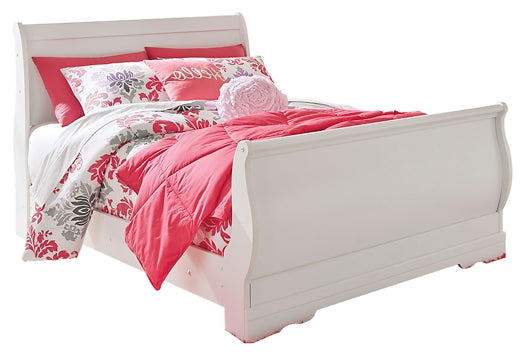 Anarasia Full Sleigh Bed with Mirrored Dresser, Chest and Nightstand Signature Design by Ashley®