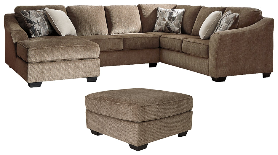 Graftin 3-Piece Sectional with Ottoman Benchcraft®