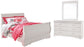 Anarasia Full Sleigh Bed with Mirrored Dresser Signature Design by Ashley®