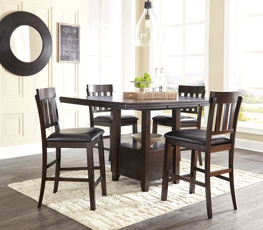 Haddigan Counter Height Dining Table and 4 Barstools Signature Design by Ashley®