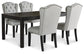 Jeanette Dining Table and 4 Chairs Signature Design by Ashley®
