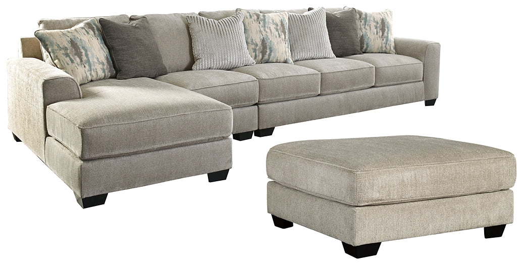 Ardsley 3-Piece Sectional with Ottoman Benchcraft®