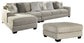 Ardsley 3-Piece Sectional with Ottoman Benchcraft®