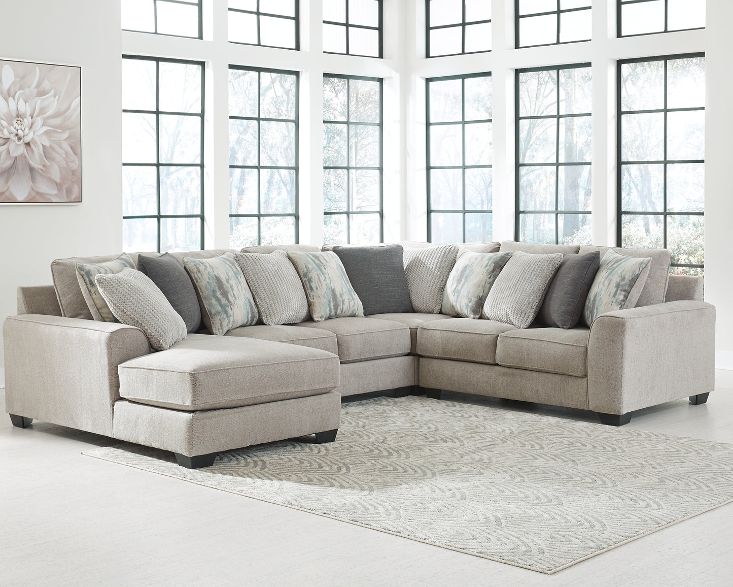 Ardsley 4-Piece Sectional with Ottoman Benchcraft®