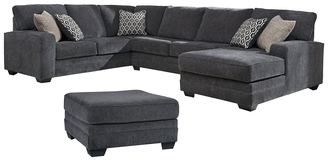 Tracling 3-Piece Sectional with Ottoman Benchcraft®