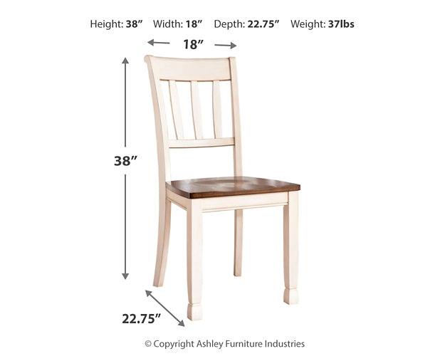Whitesburg Dining Table and 6 Chairs Signature Design by Ashley®