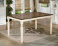 Whitesburg Dining Table and 6 Chairs Signature Design by Ashley®