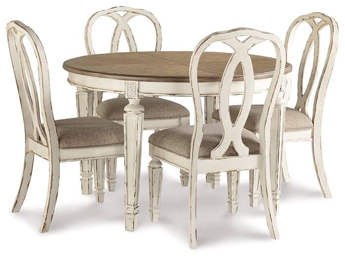 Realyn Dining Table and 4 Chairs Signature Design by Ashley®