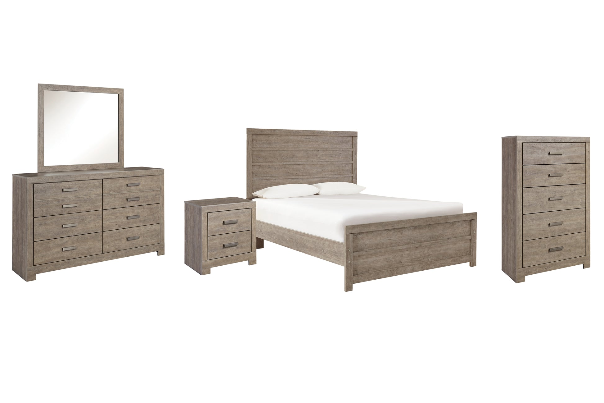 Culverbach Full Panel Bed with Mirrored Dresser, Chest and Nightstand Signature Design by Ashley®