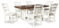 Valebeck Dining Table and 6 Chairs Signature Design by Ashley®