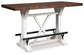 Valebeck Counter Height Dining Table and 4 Barstools Signature Design by Ashley®