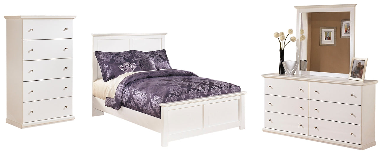 Bostwick Shoals Full Panel Bed with Mirrored Dresser and Chest Signature Design by Ashley®