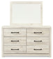 Cambeck Full Panel Bed with 4 Storage Drawers with Mirrored Dresser, Chest and Nightstand Signature Design by Ashley®